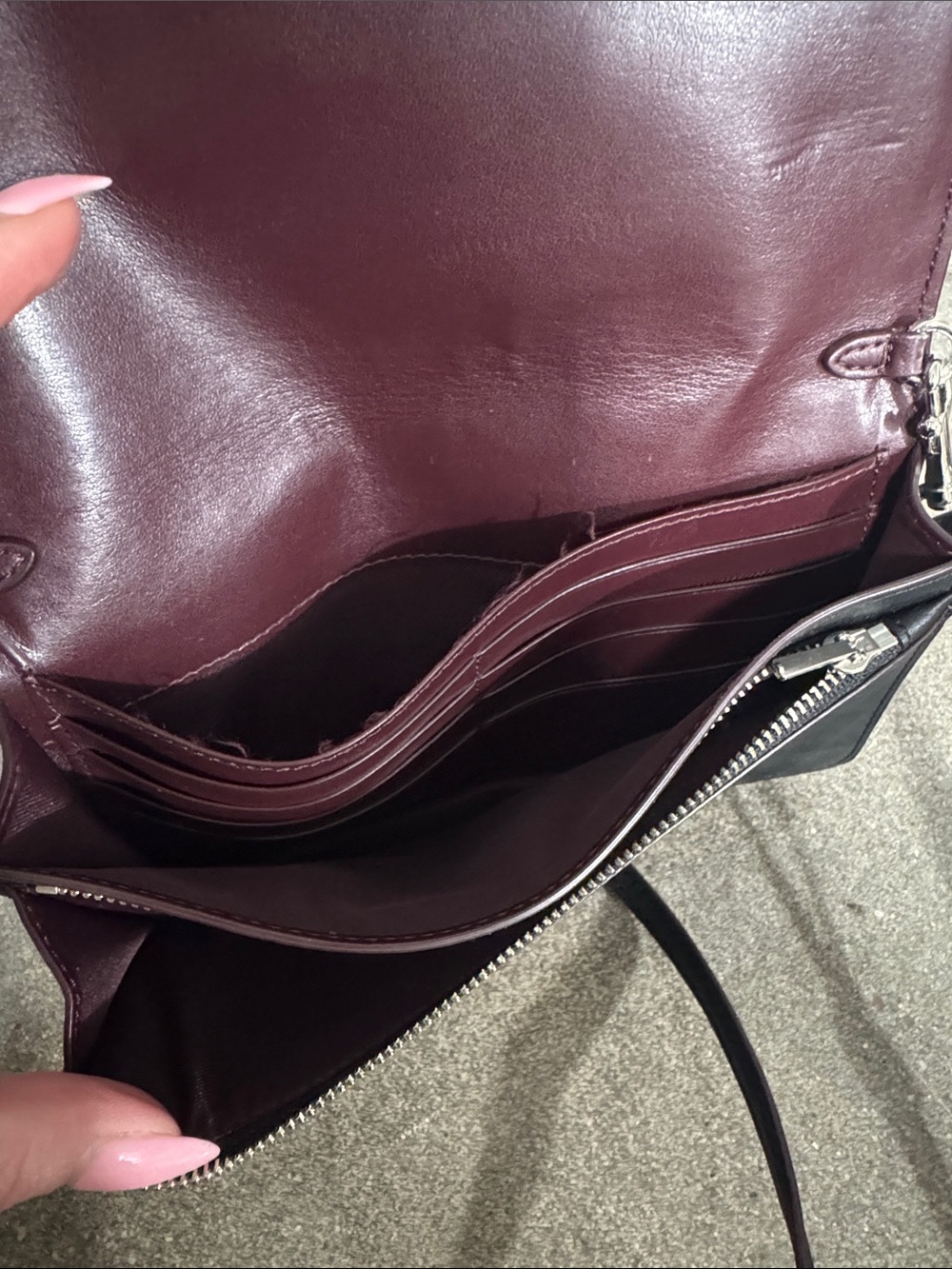 Coach 1941 Western Rivets Foldover Crossbody Wallet Black Studded Leather Bag - Picture 13 of 14